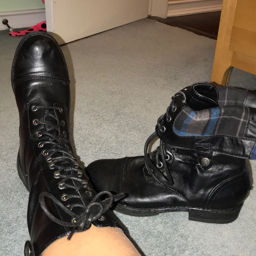 Black Combat Boots